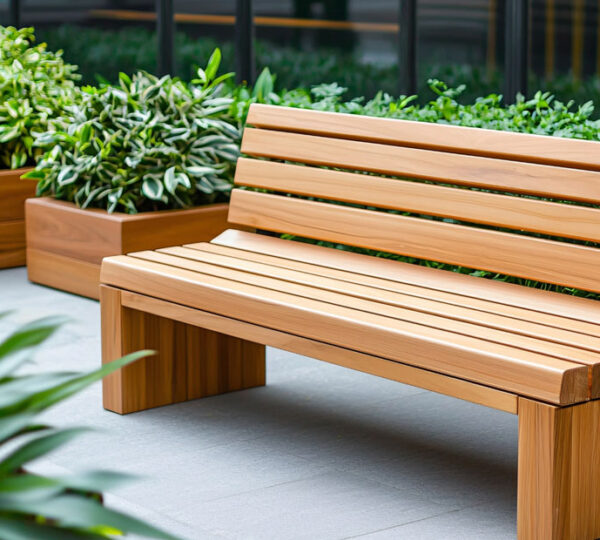 mobilier urbain et jardinière